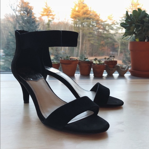 Vince Camuto Shoes - Vince Camuto suede kitten heel sandal